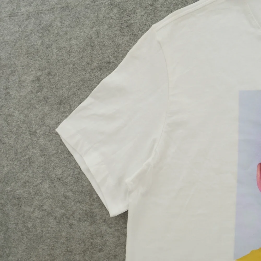 Nike x J Balvin Shirt Mens Medium White Graphic Print Crew Neck Short Sleeve New
